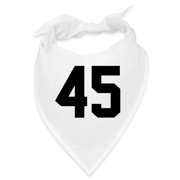 45 - Bandana - Weiß - Vorne