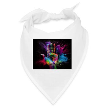Holi Festival - Bandana - Weiß - Vorne