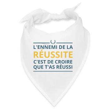 Der Feind des Erfolgs - Bandana - Weiß - Vorne