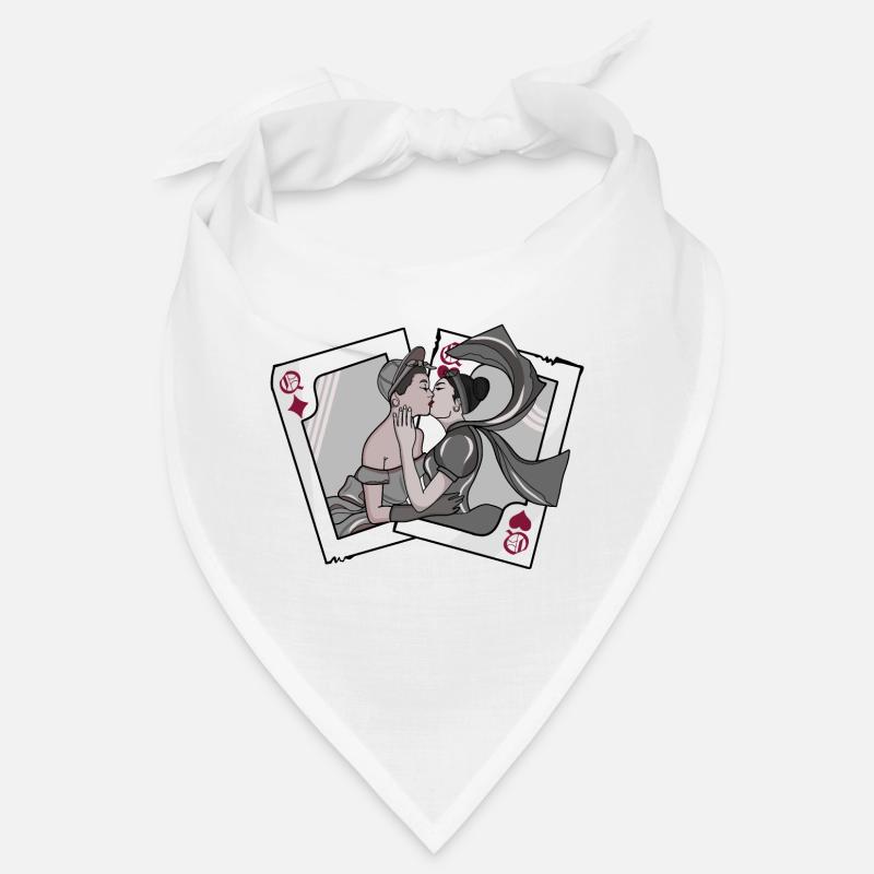 Illustration // Pride // Lesbian // Card Game Bandana