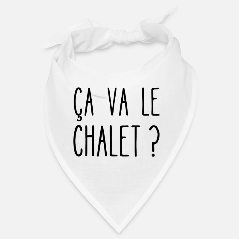 ça va le chalet - Bandana - blanc