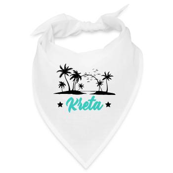 kreta - Bandana - Weiß - Vorne
