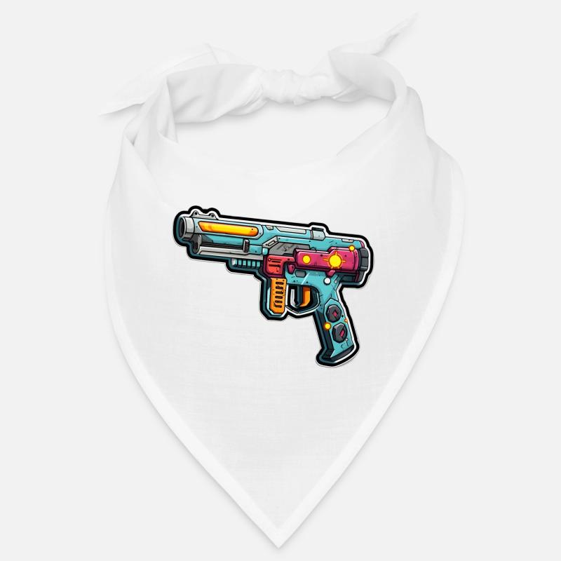 Armes spatiales dans le style graffiti Bandana