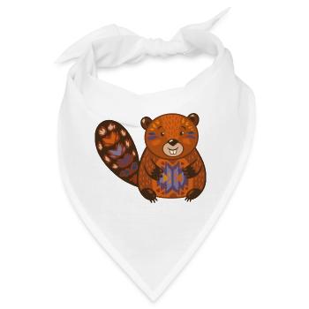 Wildtiere - Bandana - Weiß - Vorne
