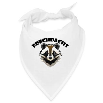 Frechdachs - Bandana - Weiß - Vorne