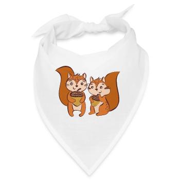 Wildtiere - Bandana - Weiß - Vorne