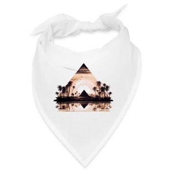 Ägypten Ägypten Isis Pharaonen Pharaonen Pyramide Afrika - Bandana - Weiß - Vorne