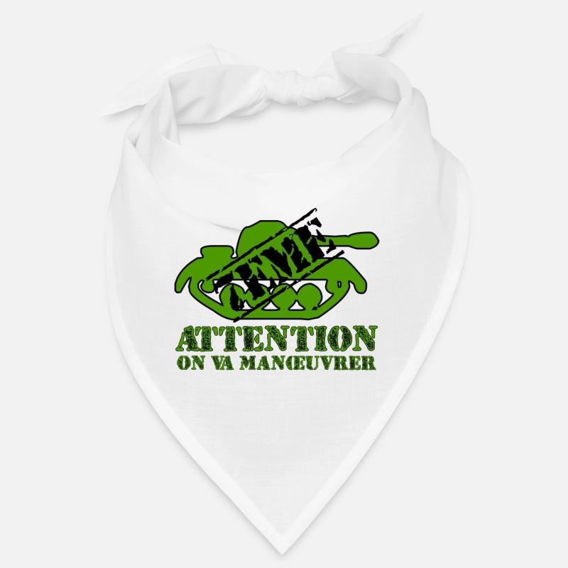 Attention on va manœuvrer - Bandana - blanc