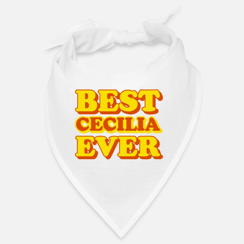 Cecilia Prénom Drôle de cadeau Bandana