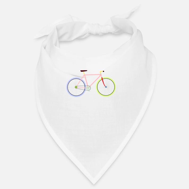 Single Speed bunt - Bandana - Weiß