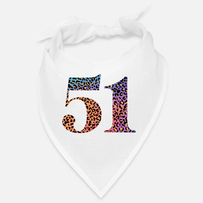51e anniversaire léopard Bandana