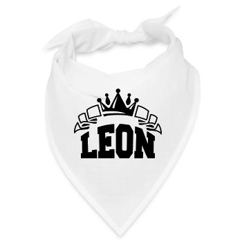 leon - Bandana - Weiß - Vorne