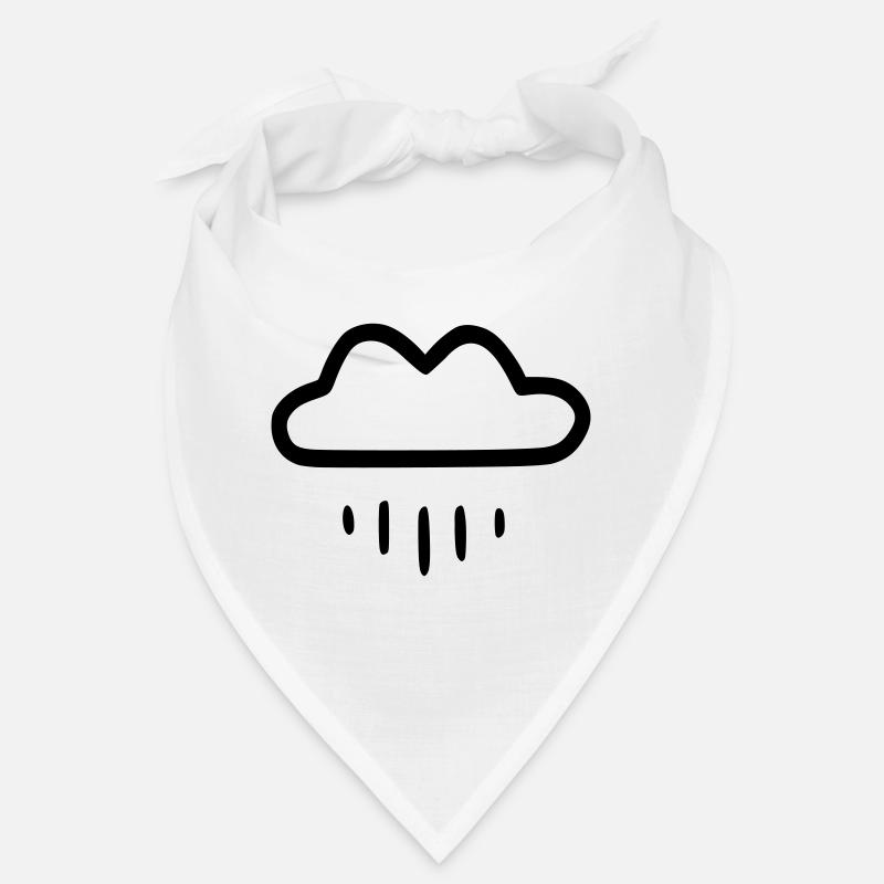 Nuage de pluie simple Bandana