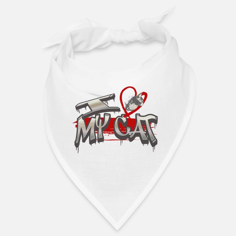 Cat Crew Graffiti Graphic 2 Bandana