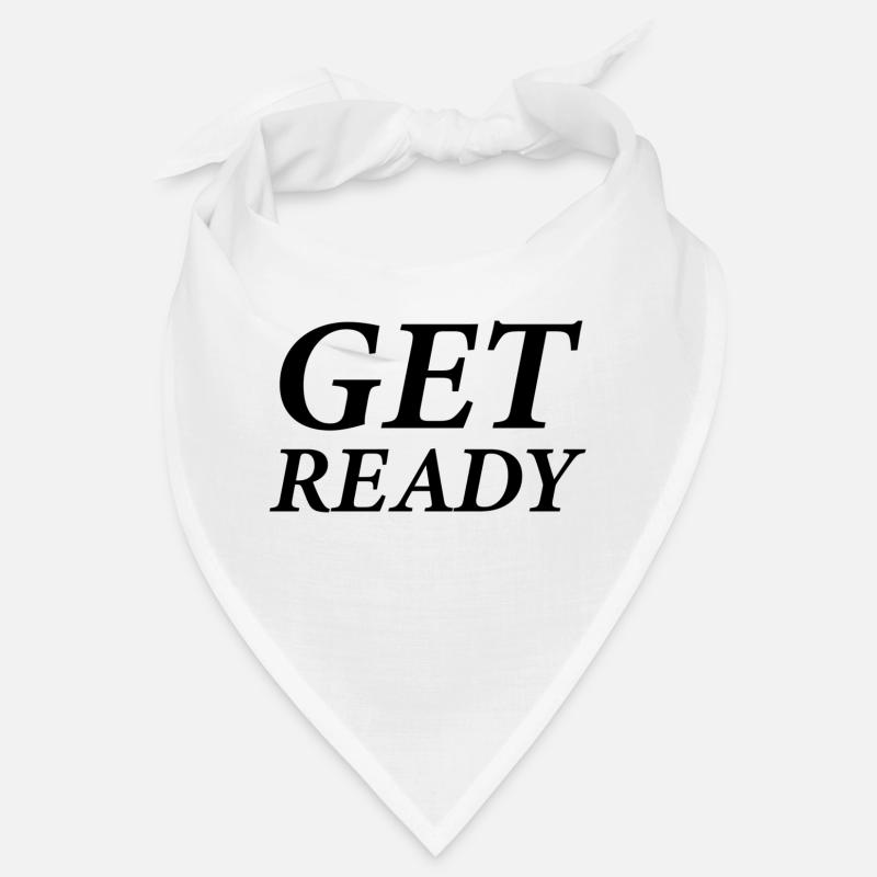 Lettering Get ready Bandana