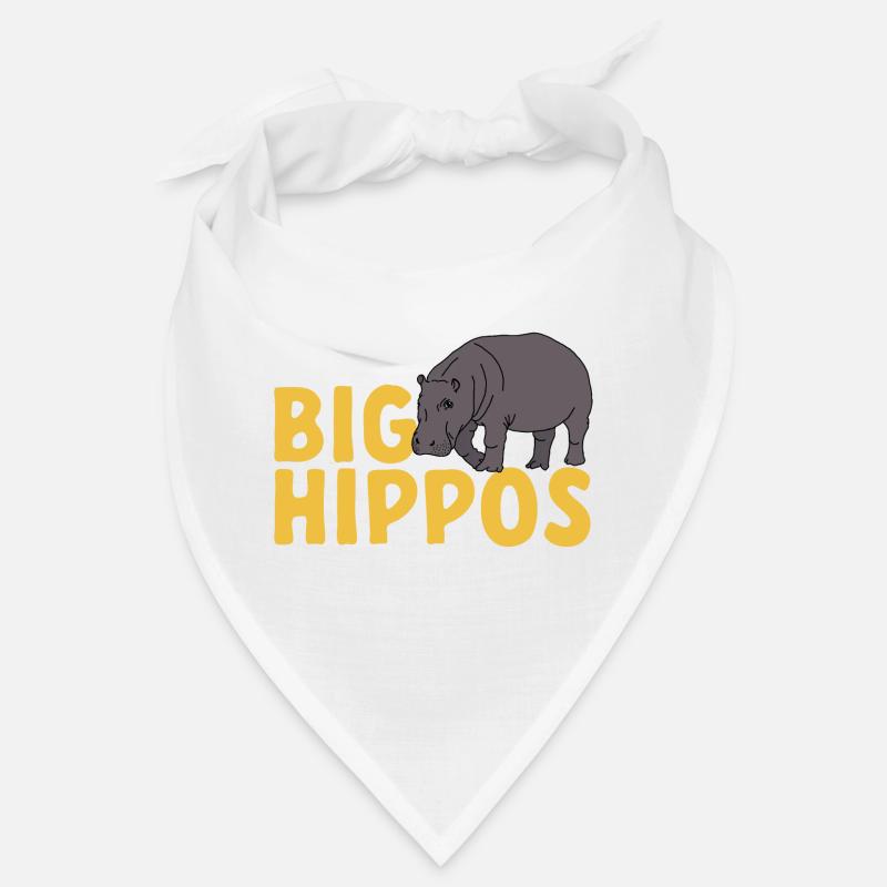 Flusspferd Nilpferd Bandana