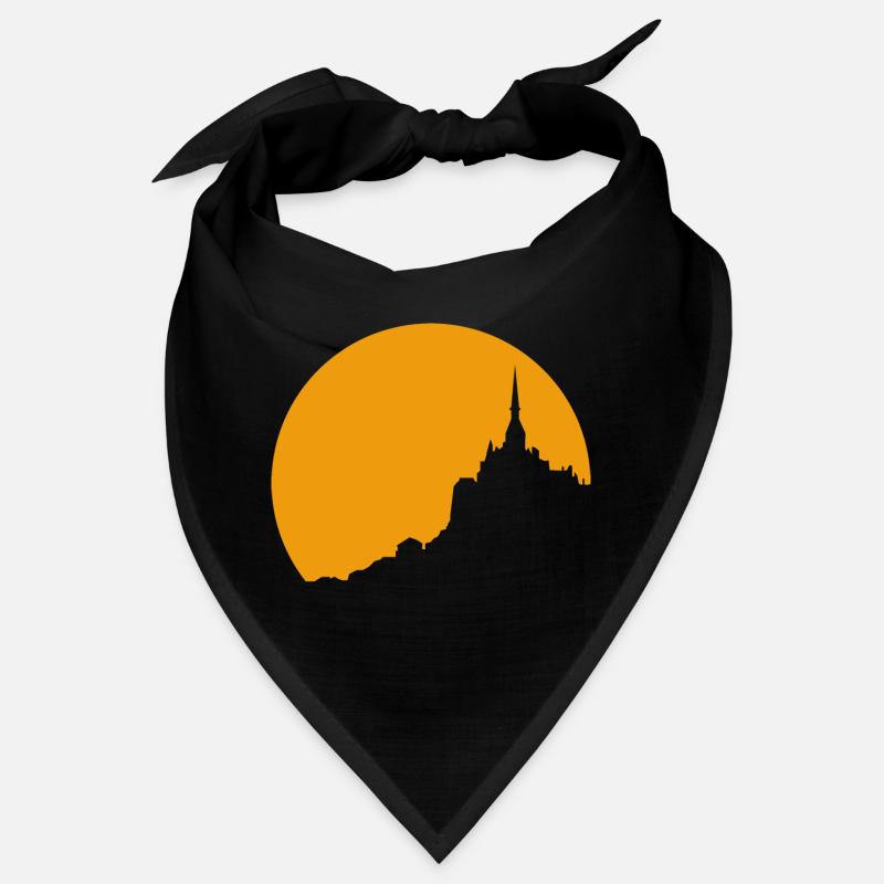 Mont Saint Michel sunset Bandana