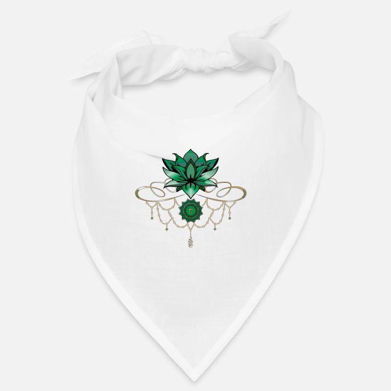 Chakras du lotus vert unalome Bandana