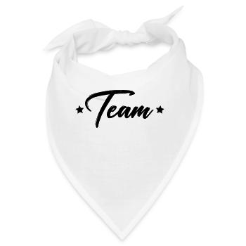 team - Bandana - Weiß - Vorne