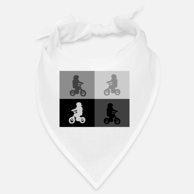 Junior Biker Pop Art grey Bandana