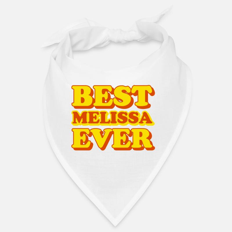 Funny gift with first name Melissa Bandana