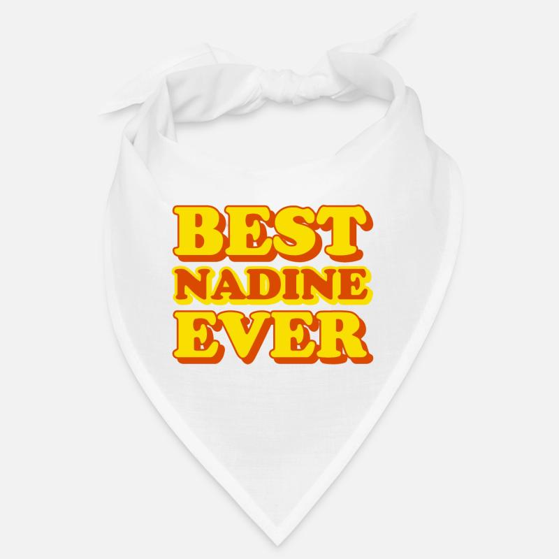 Nadine First Name Funny Gift Bandana