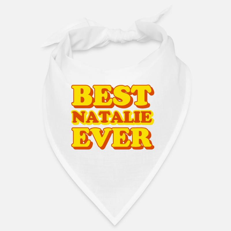 Funny gift with first name Natalie Bandana