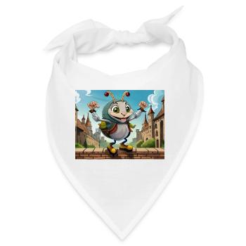 Auf der Mauer auf dem Aussichtspunkt Auf der Mauer - Bandana - Weiß - Vorne
