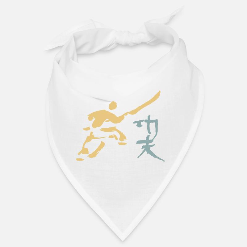 Kungfu - Shaolin Mönch mit Hellbarde Bandana