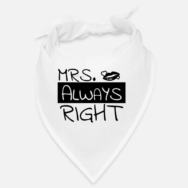 Partnerdesign "Mrs. Always Right" Bandana