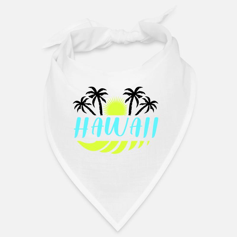 hawaii - Bandana - Weiß