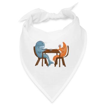 Playing Cards - Bandana - Weiß - Vorne