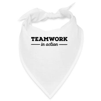 Teamwork - Bandana - Weiß - Vorne