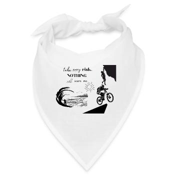 Extremsport - take every risk - Bandana - Weiß - Vorne