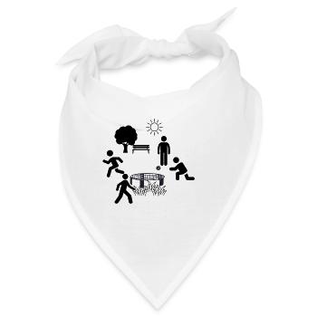 Spikeball - die Trendsportart - Bandana - Weiß - Vorne