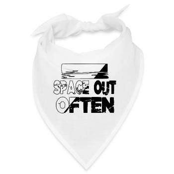 physics christmas birthday present present idea - Bandana - Weiß - Vorne