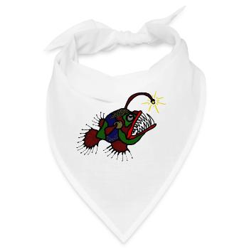 anglerFisch - Bandana - Weiß - Vorne