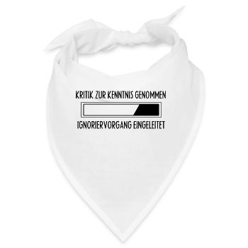 Shirt Damen - Sprüche Statement mit Spruch Kritik - Bandana - Weiß - Vorne