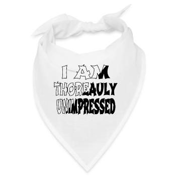 author interviews quote bookish quotes gift - Bandana - Weiß - Vorne