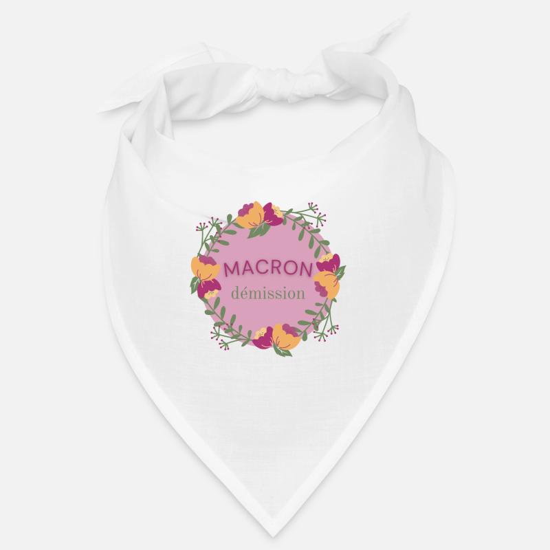 Macron démission Bandana