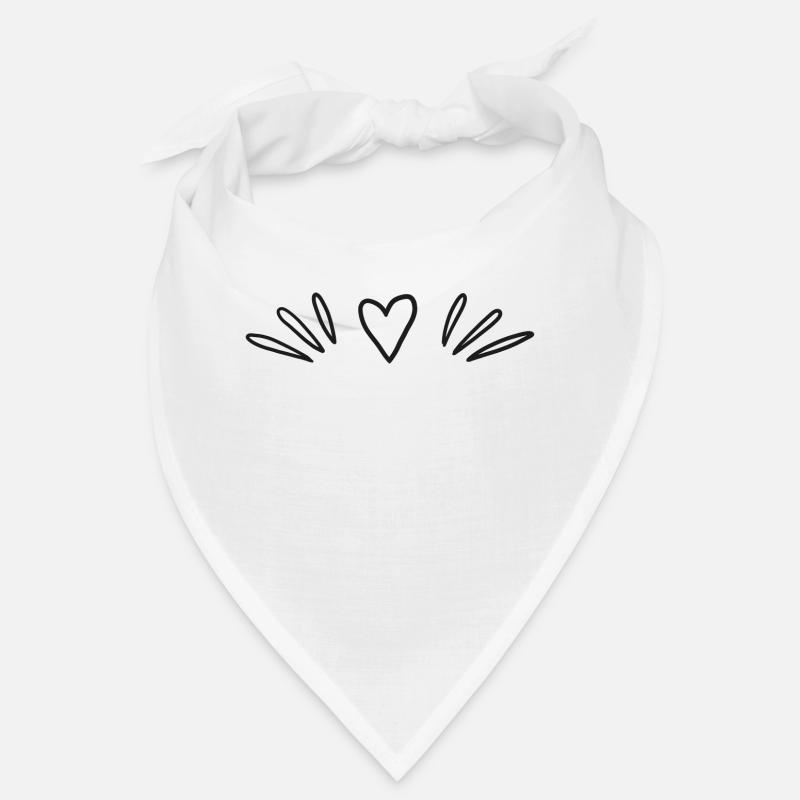 Coeur dessiné Bandana