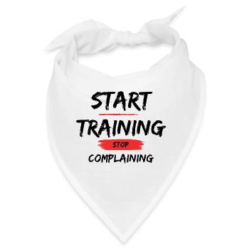Start Training - Bandana - Weiß - Vorne