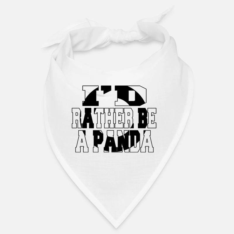 happy panda statement birthday endangered pandas Bandana