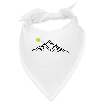 mountains - Bandana - Weiß - Vorne