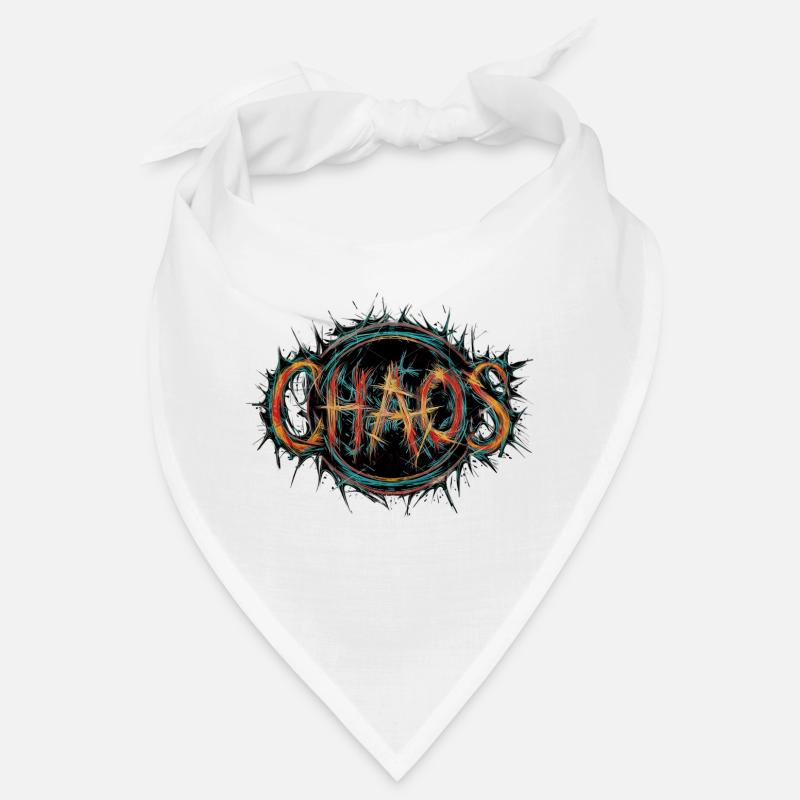 Chaos. Mad Design with Disordered Image Bandana
