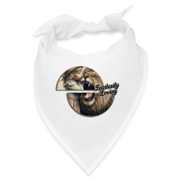 Furchtlos liebend - Bandana - Weiß - Vorne