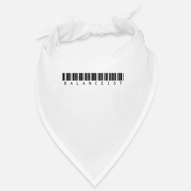 Balanciste #Neu1 code-barres - Bandana - blanc