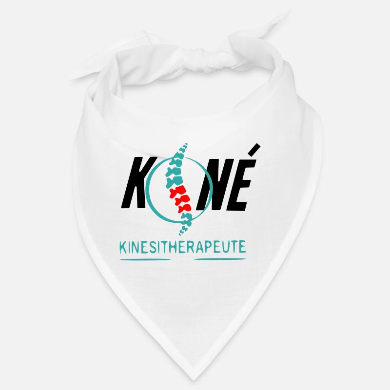 Kinésithérapeute - Bandana - blanc