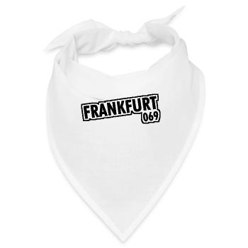 Frankfurt am Main - 069 - Vorwahl - Bandana - Weiß - Vorne