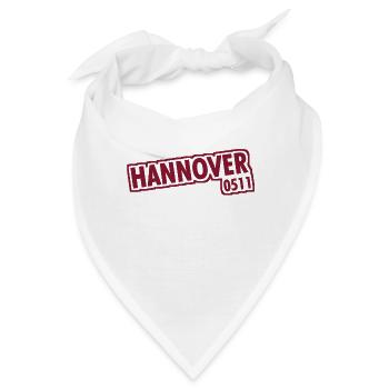 Hannover - 0511 - Vorwahl - Niedersachsen - Bandana - Weiß - Vorne